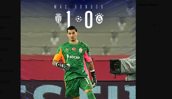 Galatasaray Monaco Deplasmanında Dağıldı!