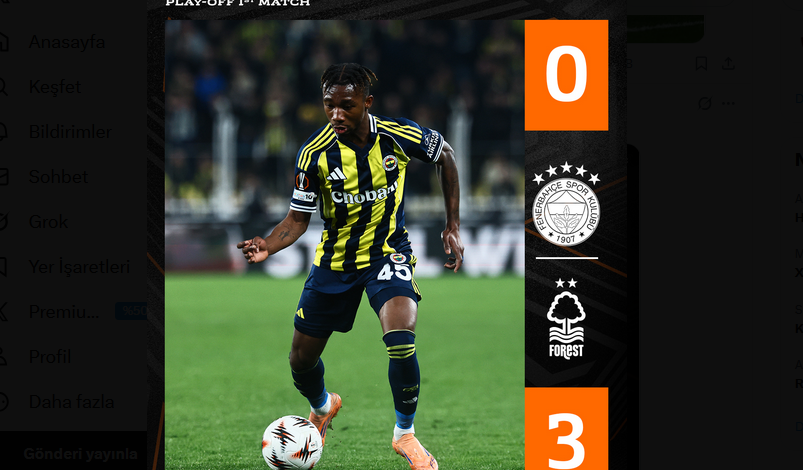 Kadıköy’de ağır darbe: Fenerbahçe turu zora soktu