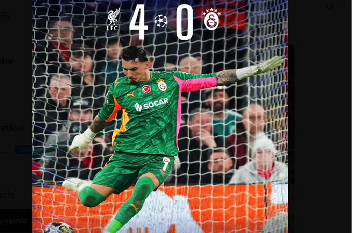 Anfield’da Çöküş: Galatasaray Farklı Yenildi, Avrupa’ya Veda Etti